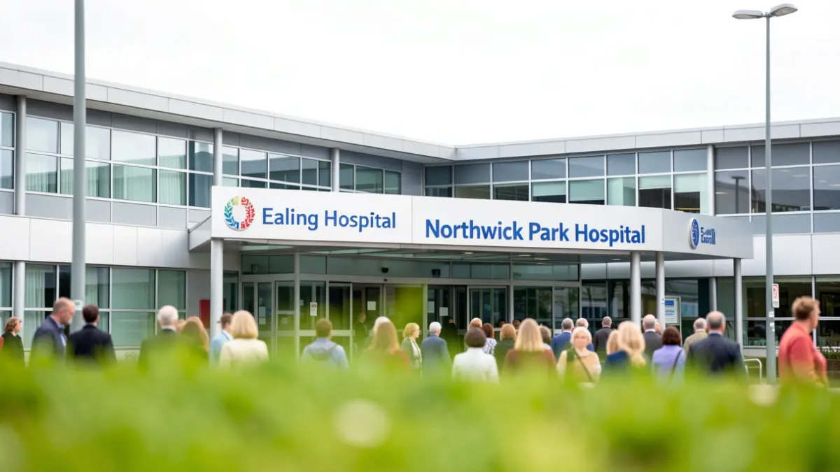 Generic image of a hospital building exterior with clear signage.