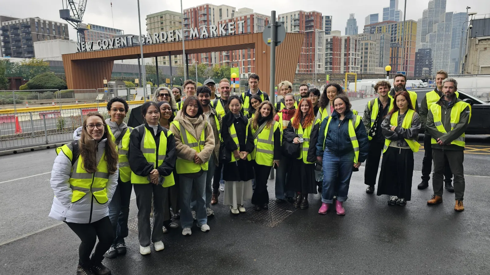 UCL Students Tour New Covent Garden Market Redevelopment